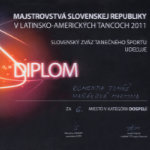 Diplom - Finalista mistrovství SR 2011